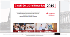 Desktop Screenshot of gmbh-geschaeftsfuehrer-tage.de